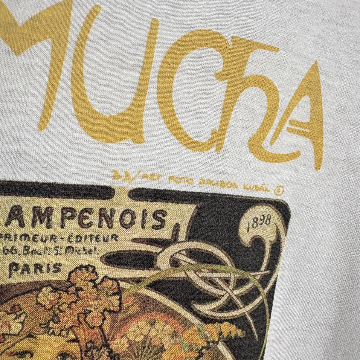 Vintage Vintage 90s Alphonse Mucha Good Artwork Graphic T-Shirt Size US L / EU 52-54 / 3 - 3 Thumbnail