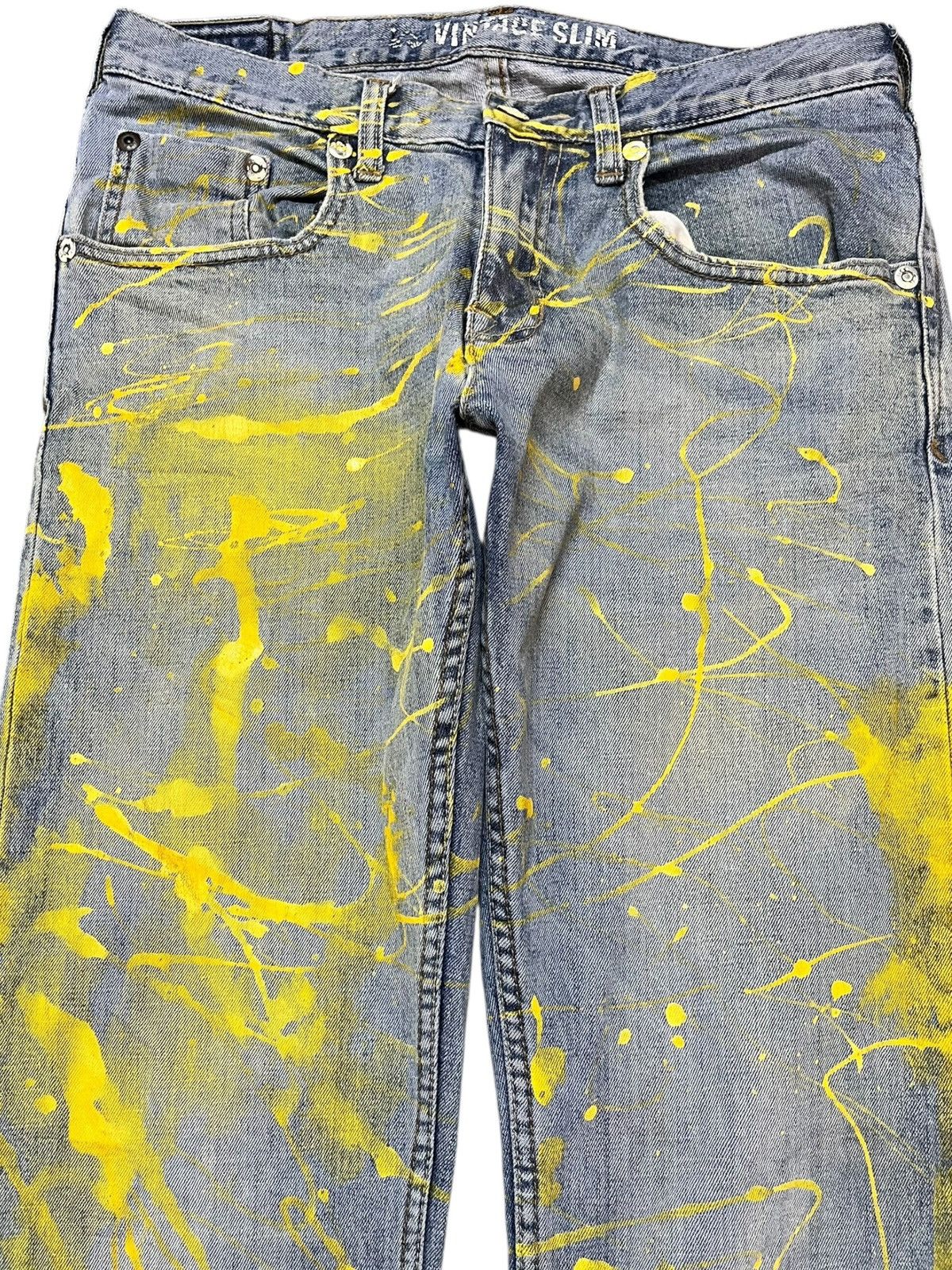 Lee Vintage Lee Dungree Paint Splatter Denim Size US 30 / EU 46 - 2 Thumbnail