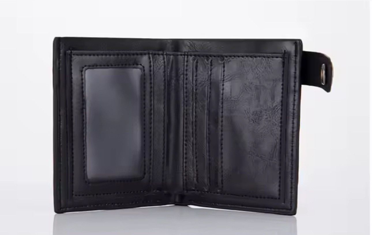 Other Punk Gothic Skull PU Leather Biker Rock Wallet With Chain Size ONE SIZE - 3 Thumbnail