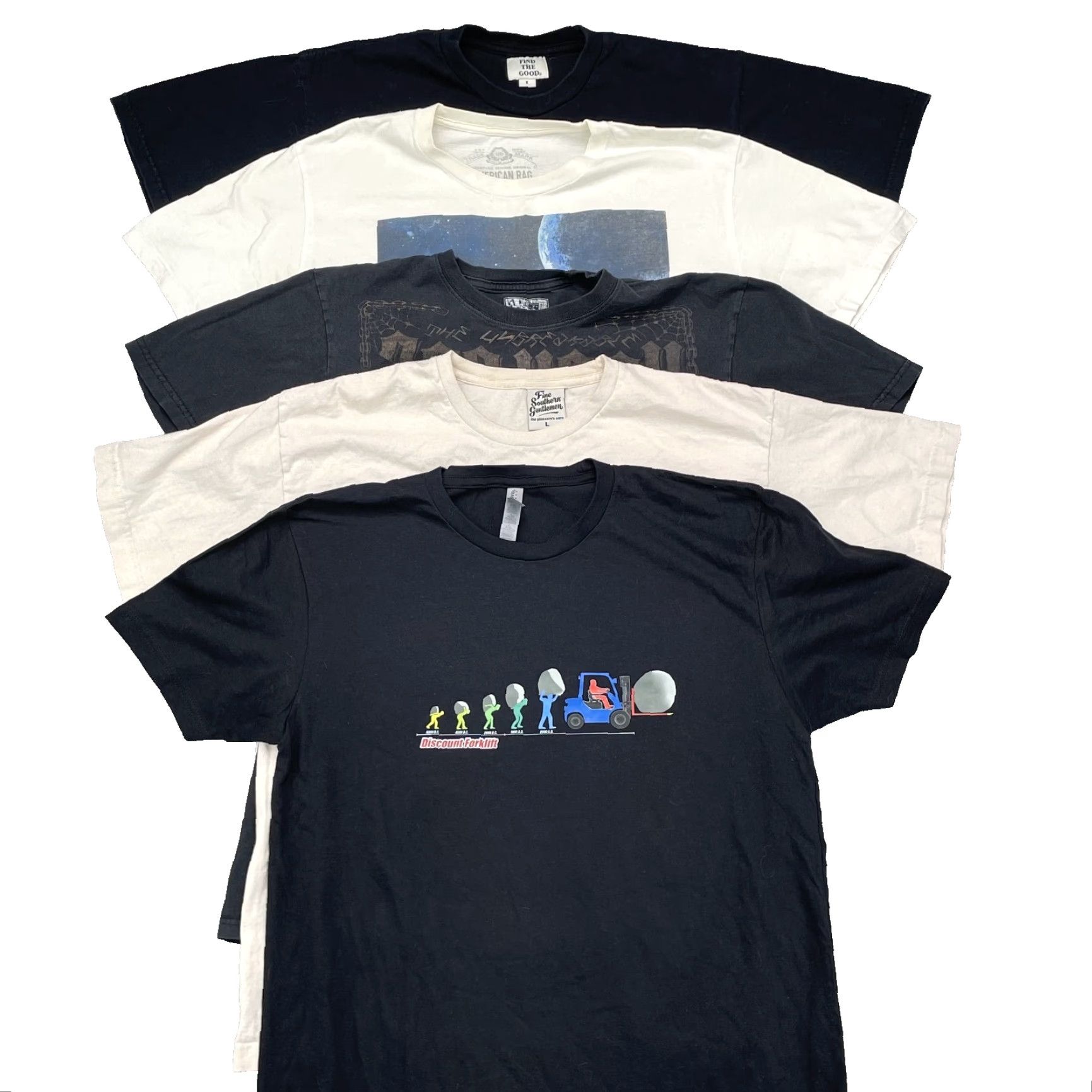Zoo York T Shirt Lot - Zoo York Mens Large T-Shirt (5-Pack) Surf Skate Y2K Graphic Multicolor Crew Neck Cotton All Seasons Regular Fit Mens Size US L / EU 52-54 / 3 - 2 Thumbnail