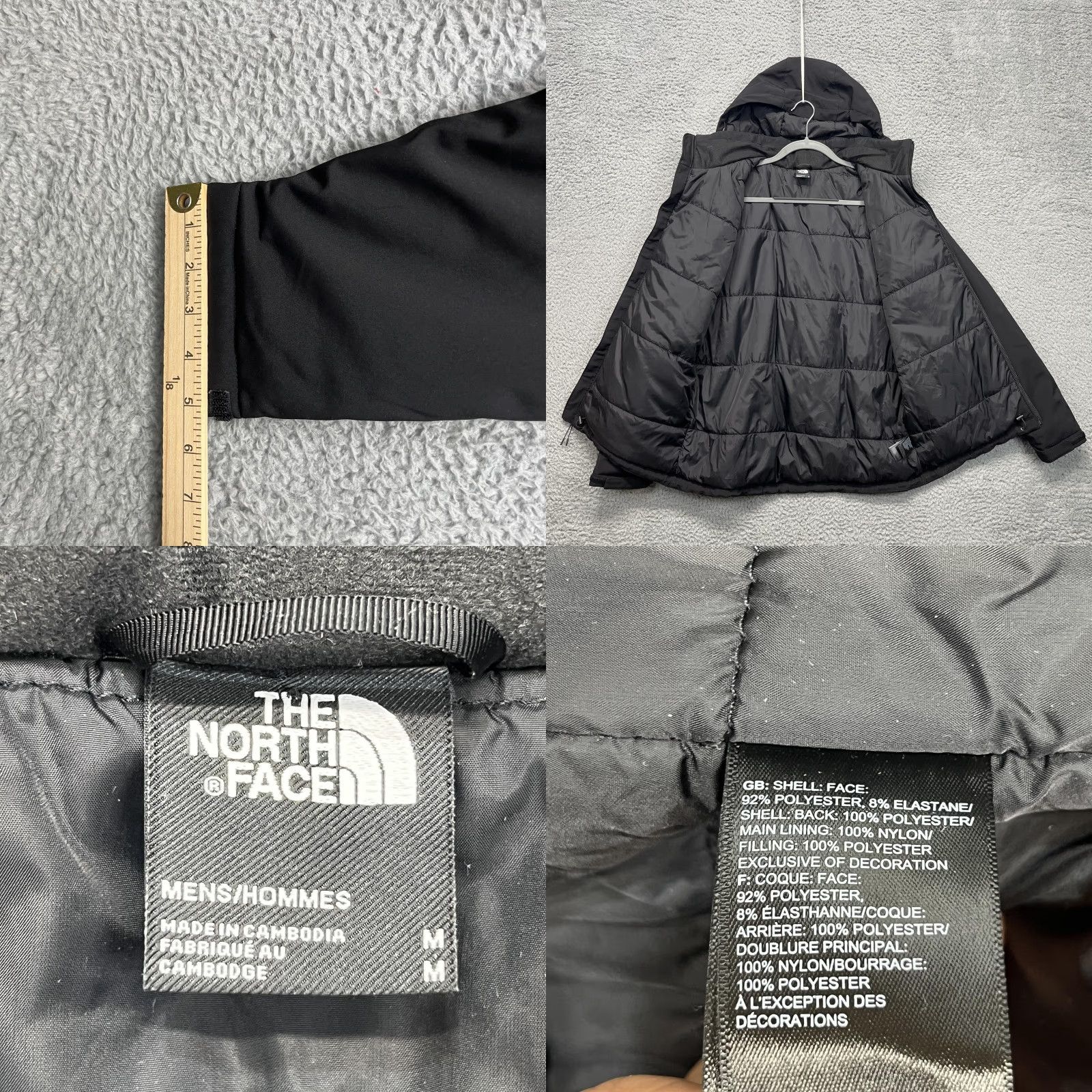 The North Face The North Face Apex Elevation Jacket Mens Medium Black Softshell WindWall A3Y4X Size US M / EU 48-50 / 2 - 9 Thumbnail