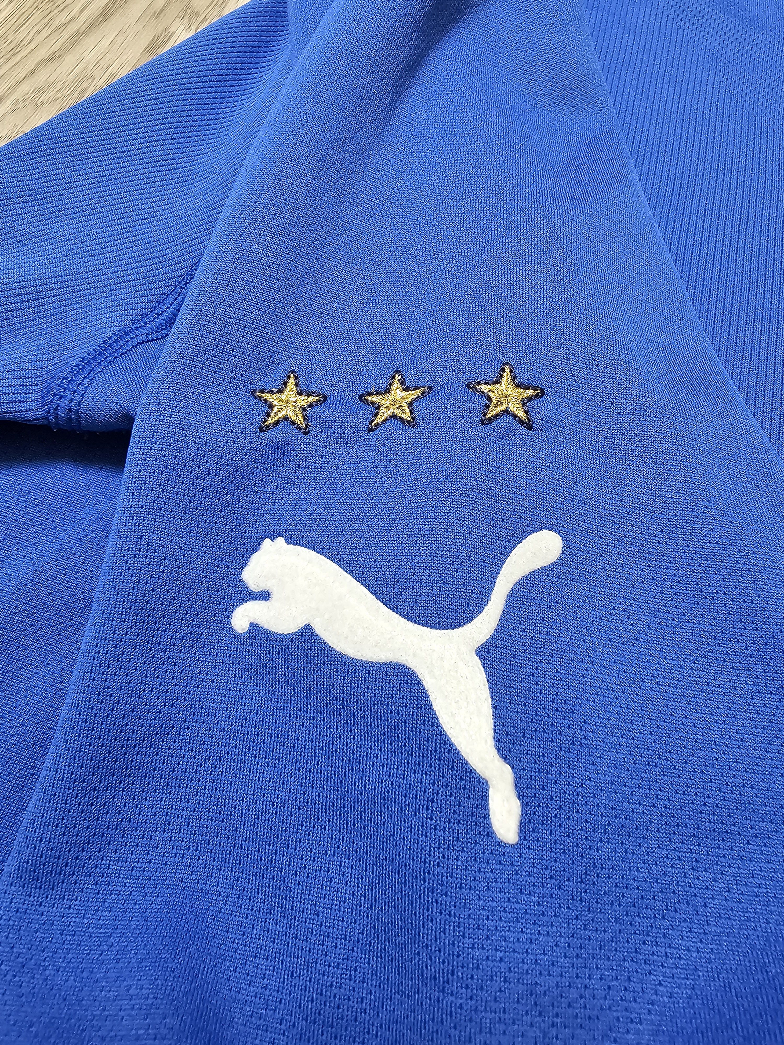 Puma ITALY 2003 2004 HOME FOOTBALL SHIRT ITALIA SOCCER JERSEY Size US S / EU 44-46 / 1 - 5 Thumbnail