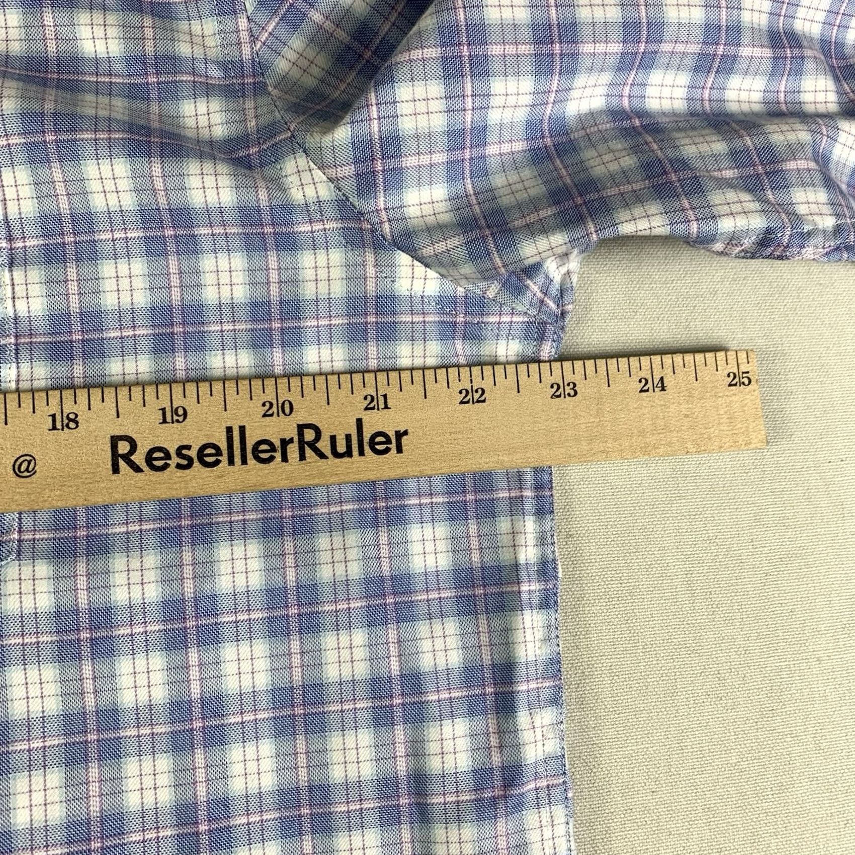 Vintage Twillory Men's Shirt Large Blue Plaid Gingham Button Down Easter Size US L / EU 52-54 / 3 - 5 Thumbnail