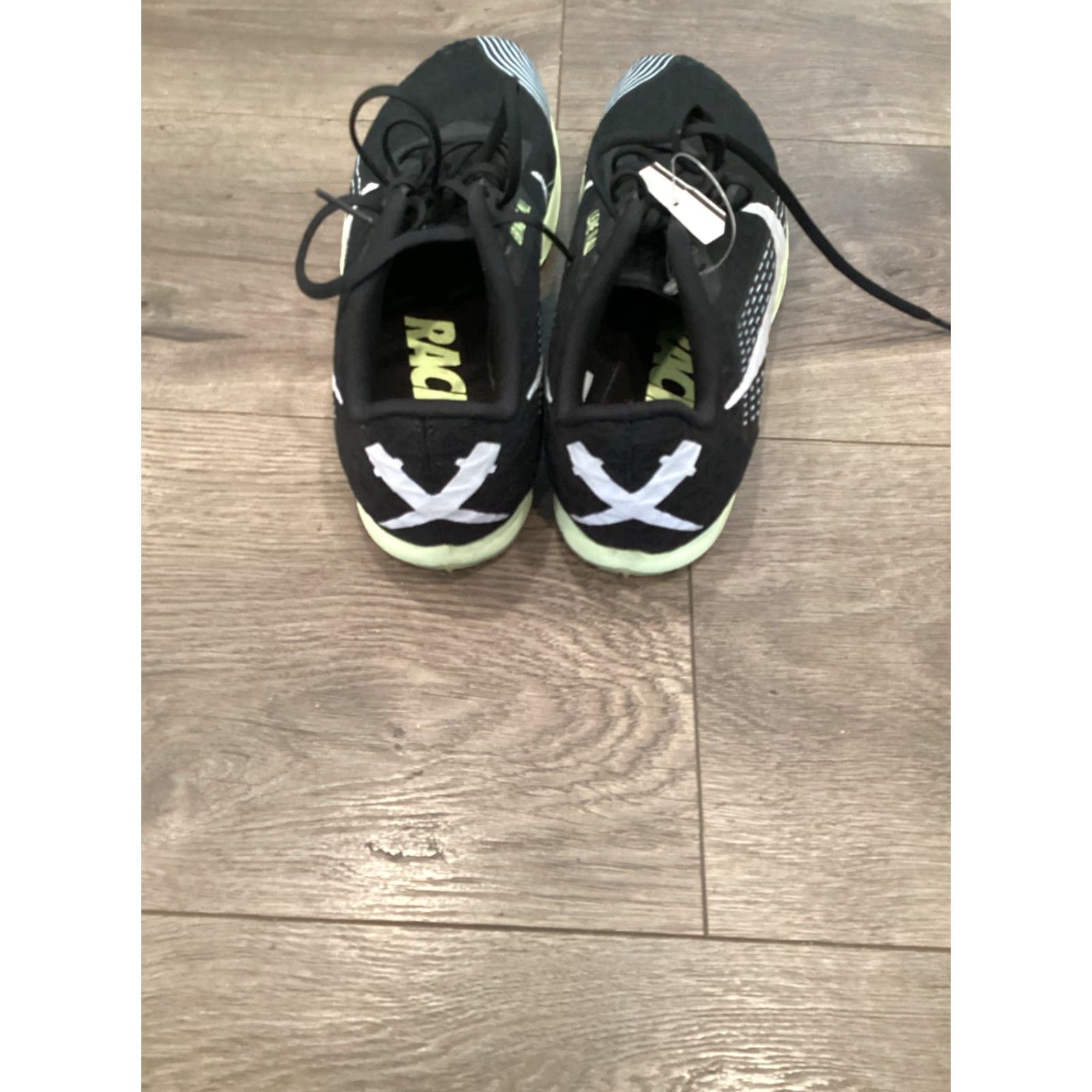 Nike Nike Zoom Rival XC Spike Sneakers Women’s Size 9 Black Barely Volt Lightweight Athletic Running Track Size US 9 / IT 39 - 2 Thumbnail