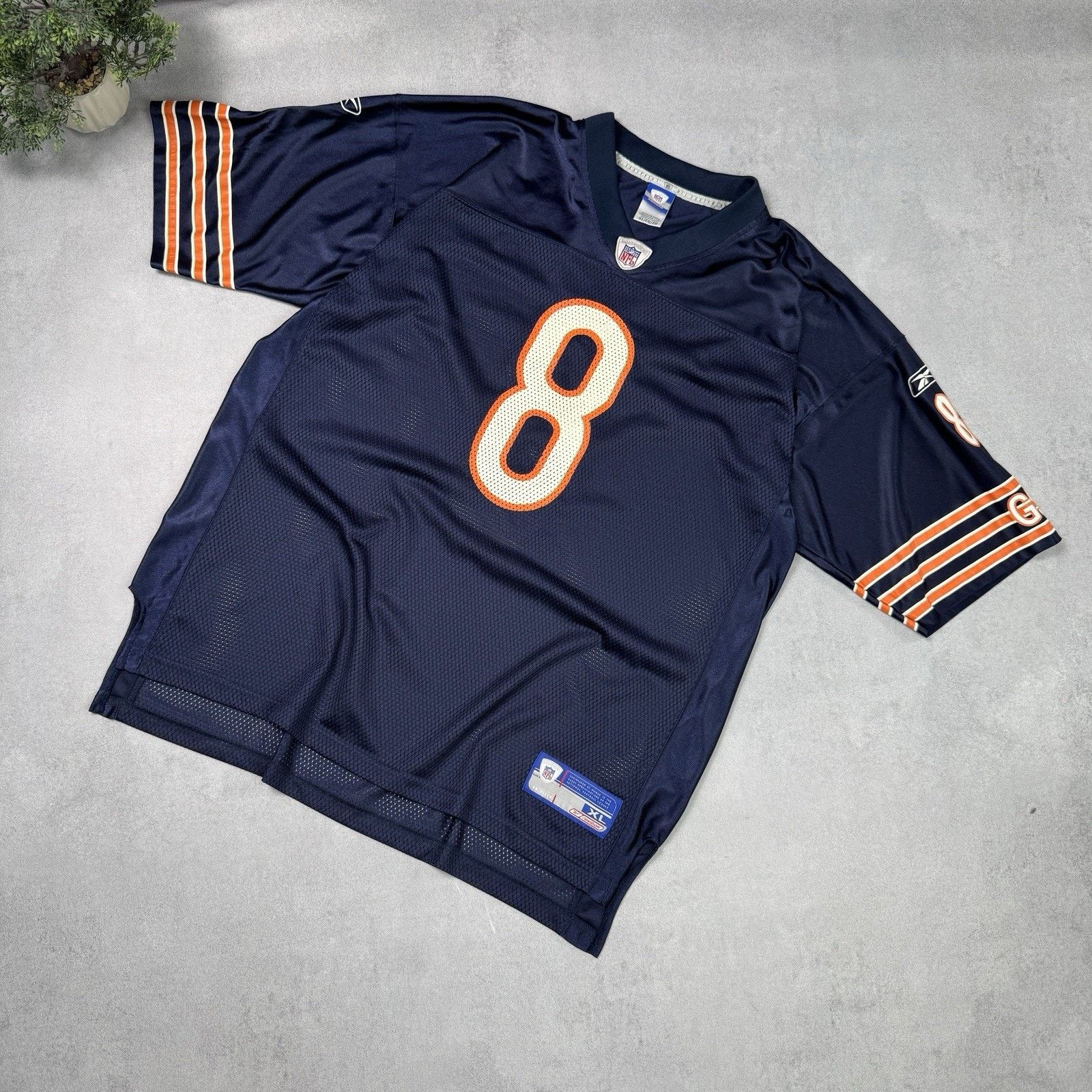 Reebok Chicago Bears Football NFL Shirt Jersey #8 Rex Grossman Size US XL / EU 56 / 4 - 1 Thumbnail