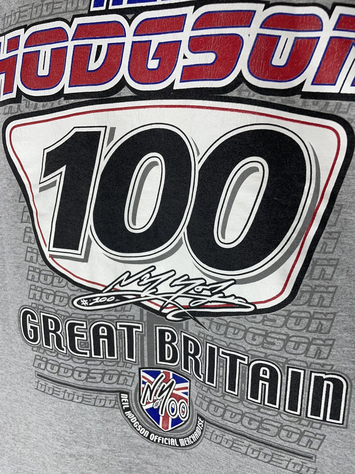 Vintage Neil Hodgson Superbike racing T shirt vintage Size US M / EU 48-50 / 2 - 6 Thumbnail