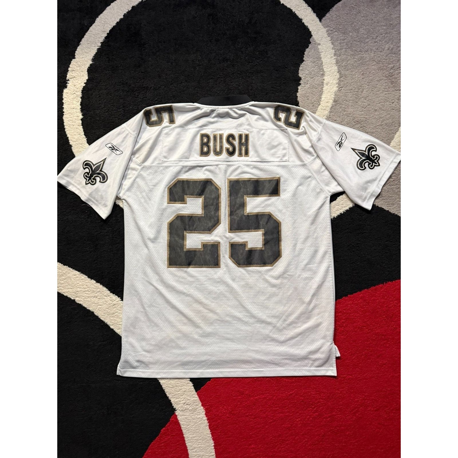 Reebok New Orleans Saints Reggie Bush #25 Reebok NFL Jersey 2XL Size US XXL / EU 58 / 5 - 1 Thumbnail