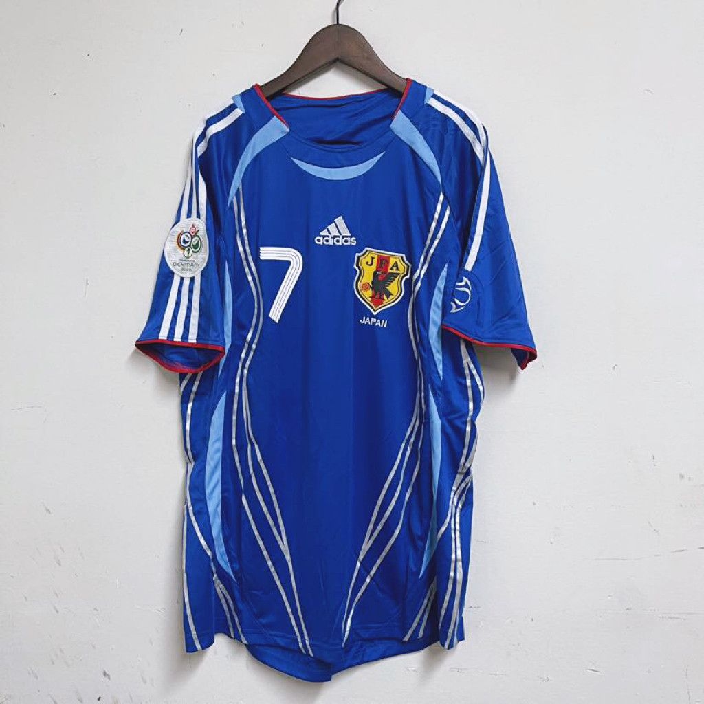 Vintage 2006 Nakata Japan Home Soccer Jersey Size US L / EU 52-54 / 3 - 1 Thumbnail
