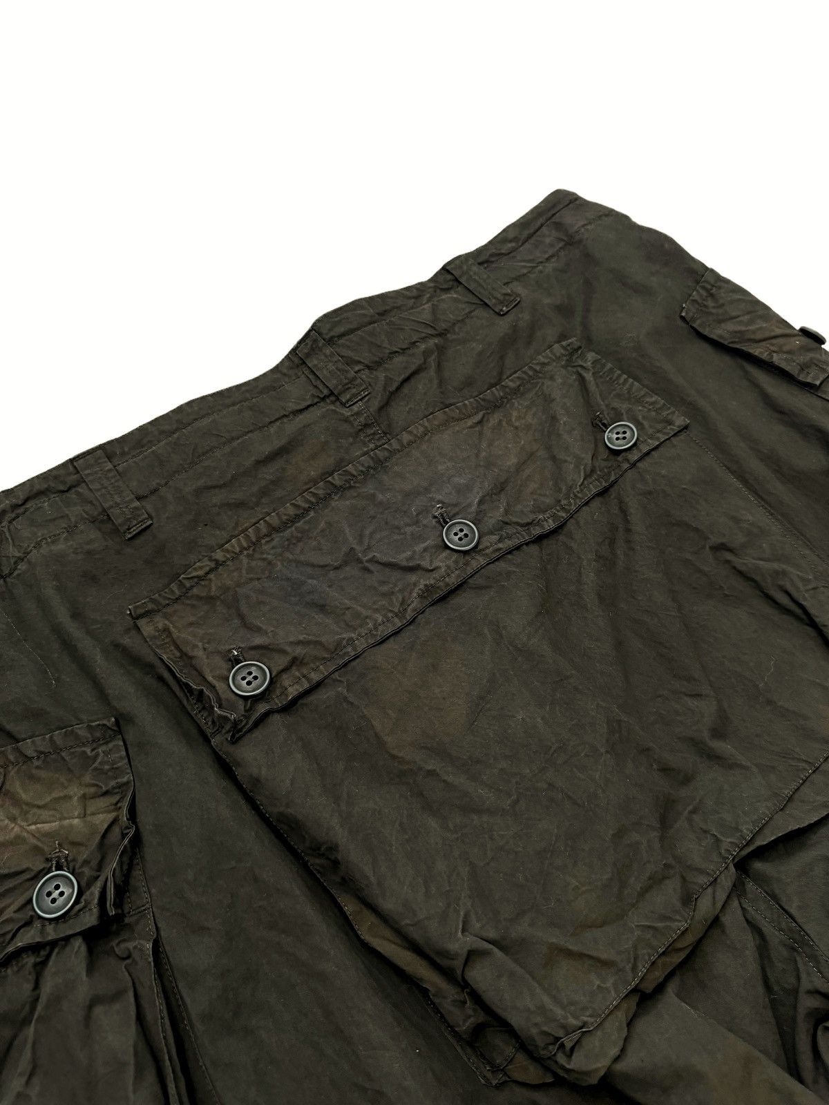 Beaugan Sz1 Monkey Cargo Mud Dye Pants (Brown) Size US 32 / EU 48 - 13 Thumbnail