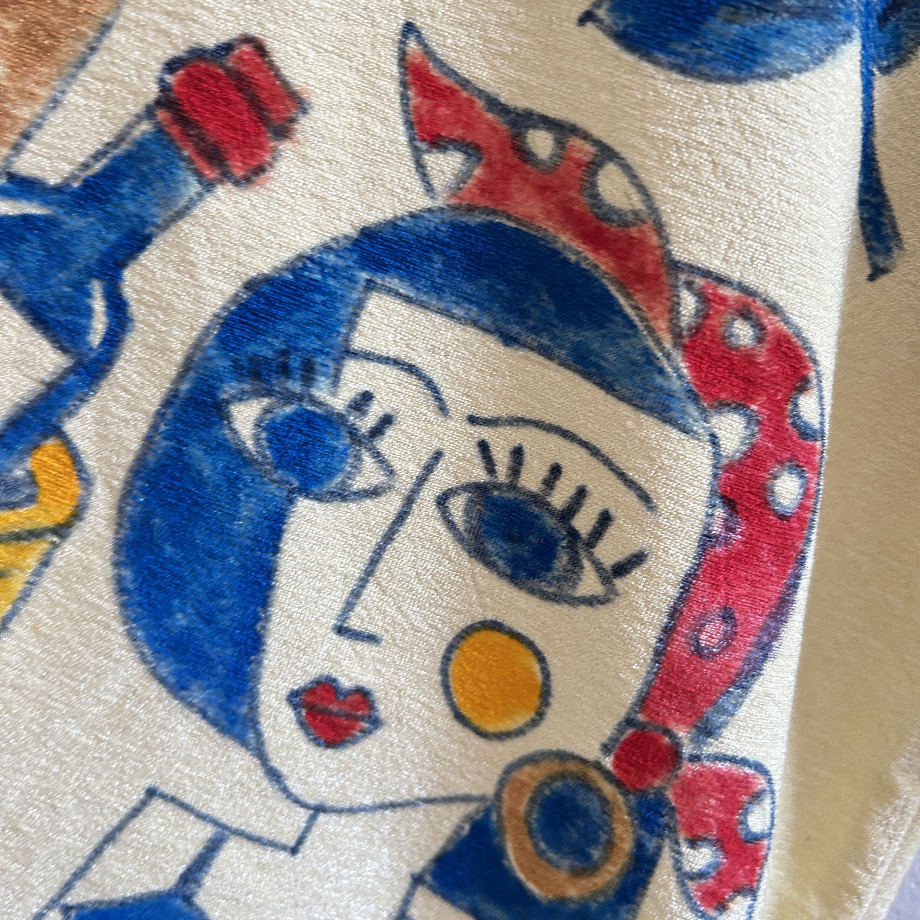 Custommade Custommade Picnic Yellow Tee Reworked Novelty Wearable Art Size XXL / US 16-18 / IT 52-54 - 11 Thumbnail