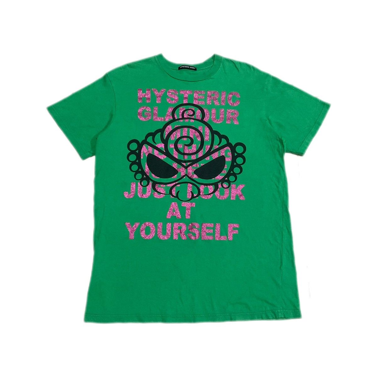 Hysteric Glamour 🔥Sick Y2K Hysteric Mini Shirt Glitter Poem Size US L / EU 52-54 / 3 - 2 Thumbnail