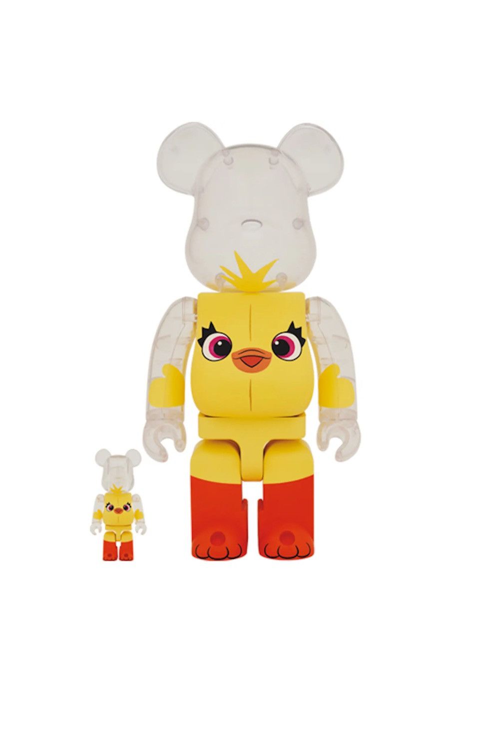 Medicom Toy Bearbrick x Disney Pixar Toy Story 4 Ducky 100% & 400% Set Size ONE SIZE - 1 Thumbnail
