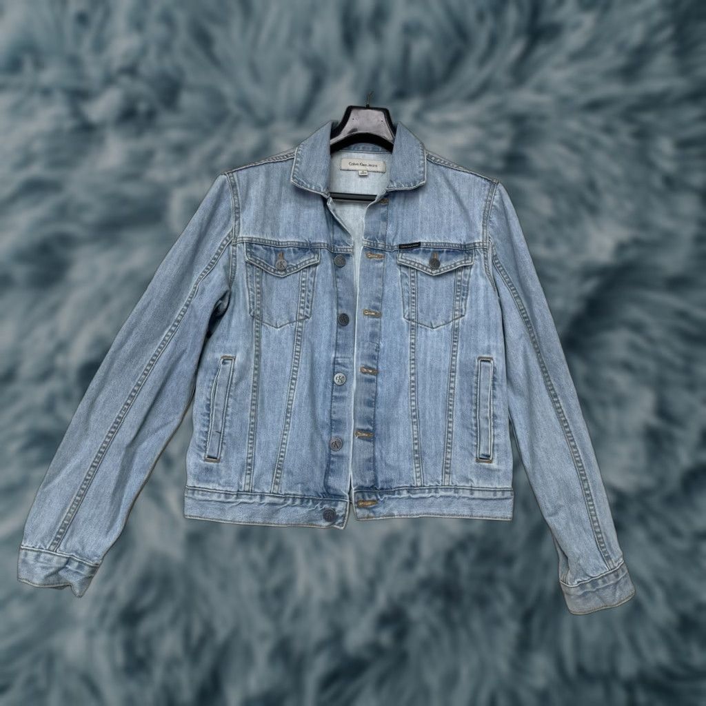 Calvin Klein Calvin Klein Denim Jacket Women’s Size M Blue 100% Cotton Denim Jacket Pockets Size M / US 6-8 / IT 42-44 - 1 Thumbnail