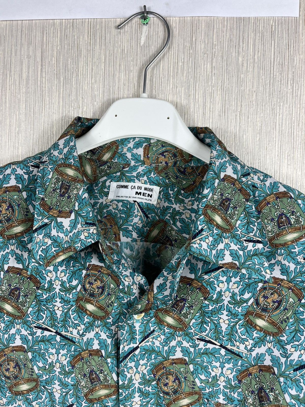 Japanese Brand Vintage Comme Ca Du Mode Men patterned shirt Japanese Size US L / EU 52-54 / 3 - 6 Thumbnail