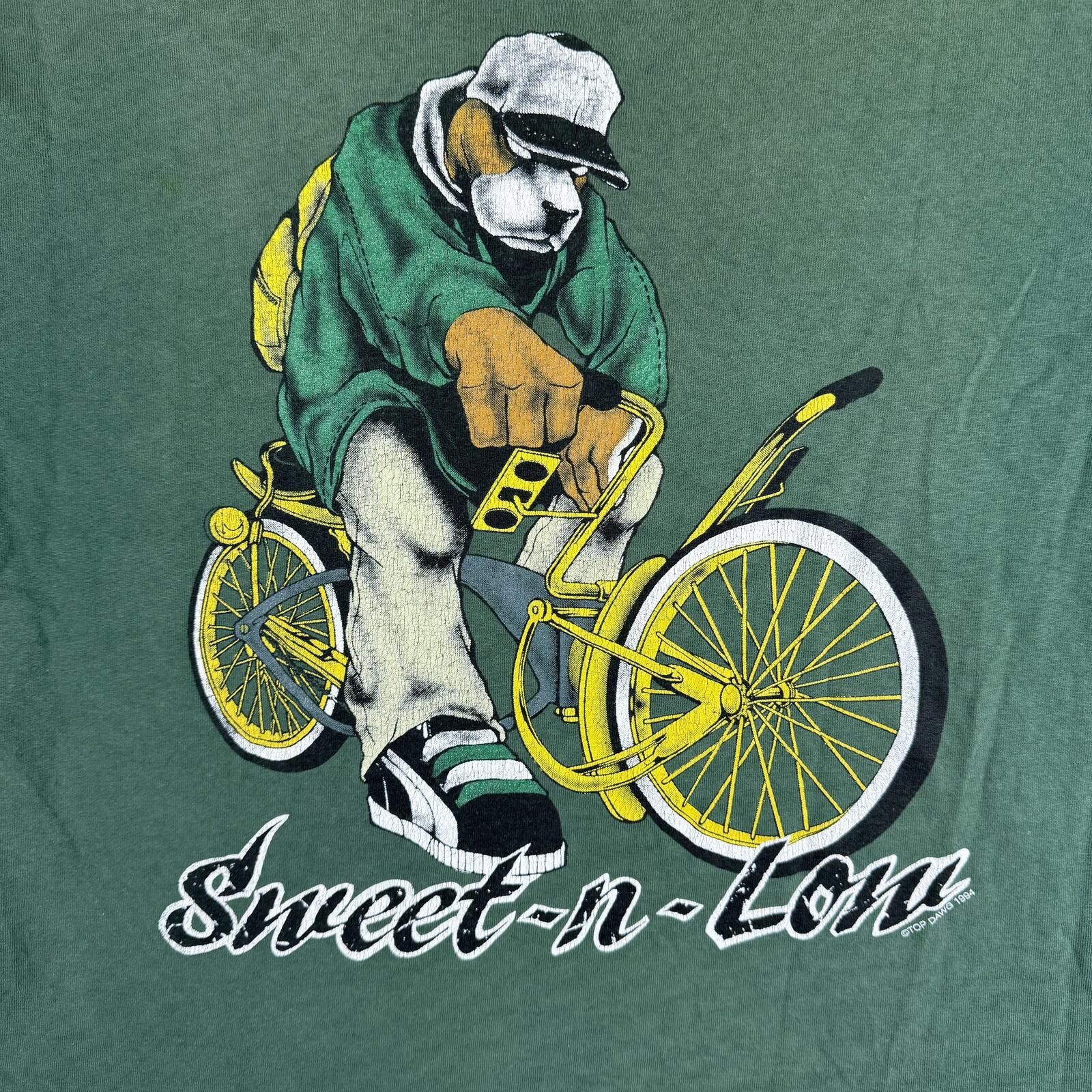 Other Vintage Top Dawg 1994 Single Stitch USA Tee Large Size US L / EU 52-54 / 3 - 7 Thumbnail