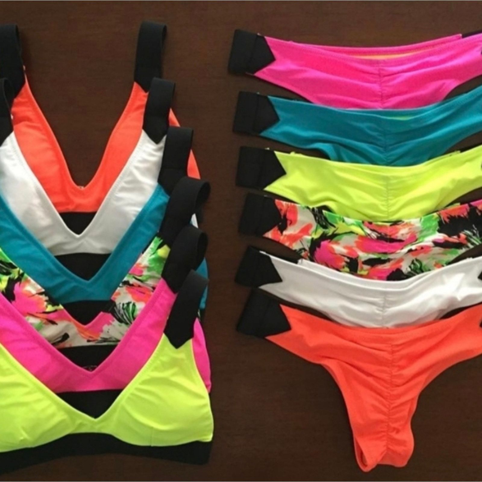 Other Orange Dawn | FYS | Havana Neoprene Bikini Set Size ONE SIZE - 5 Thumbnail