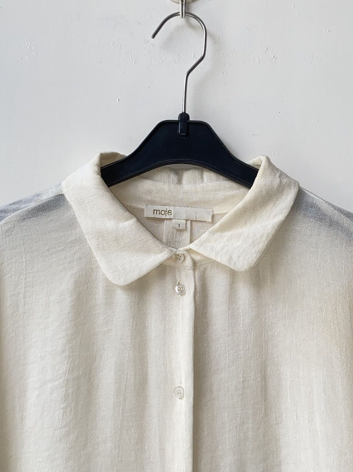Designer × Japanese Brand MAJE White Shirt Size US M / EU 48-50 / 2 - 14 Thumbnail