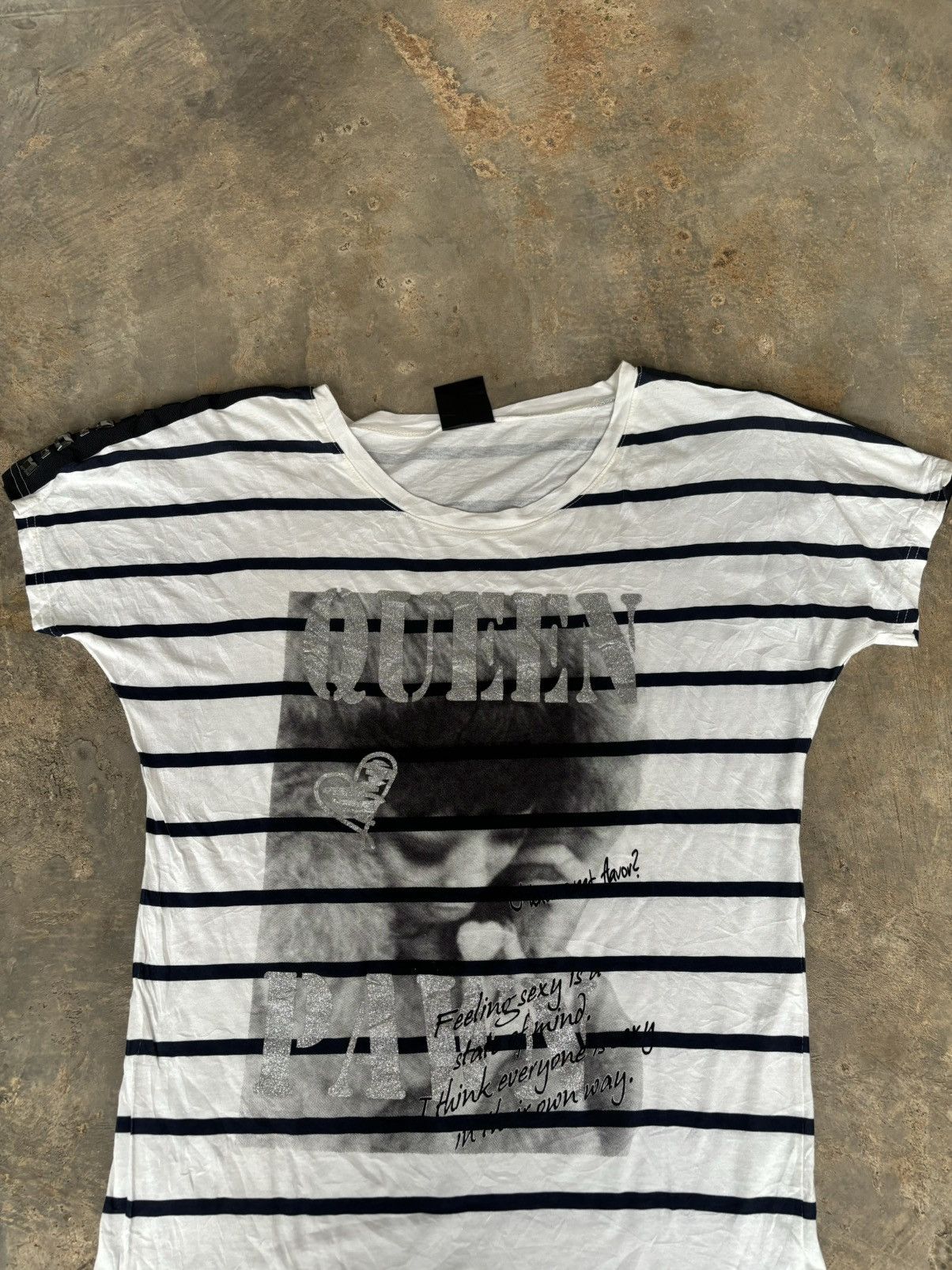 Hysteric Glamour Y2k Pendora Queen Stripe Opium Women Tshirt Size L / US 10 / IT 46 - 2 Thumbnail