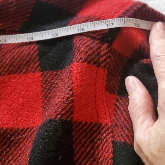 Vintage Vintage Peters Whaler Red Buffalo Plaid Wool Long Sleeve Sz Size US M / EU 48-50 / 2 - 11 Thumbnail