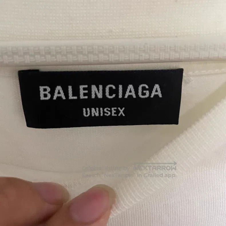Balenciaga Balenciaga White gray WFP joint long-sleeved fake two piec Size US S / EU 44-46 / 1 - 3 Thumbnail