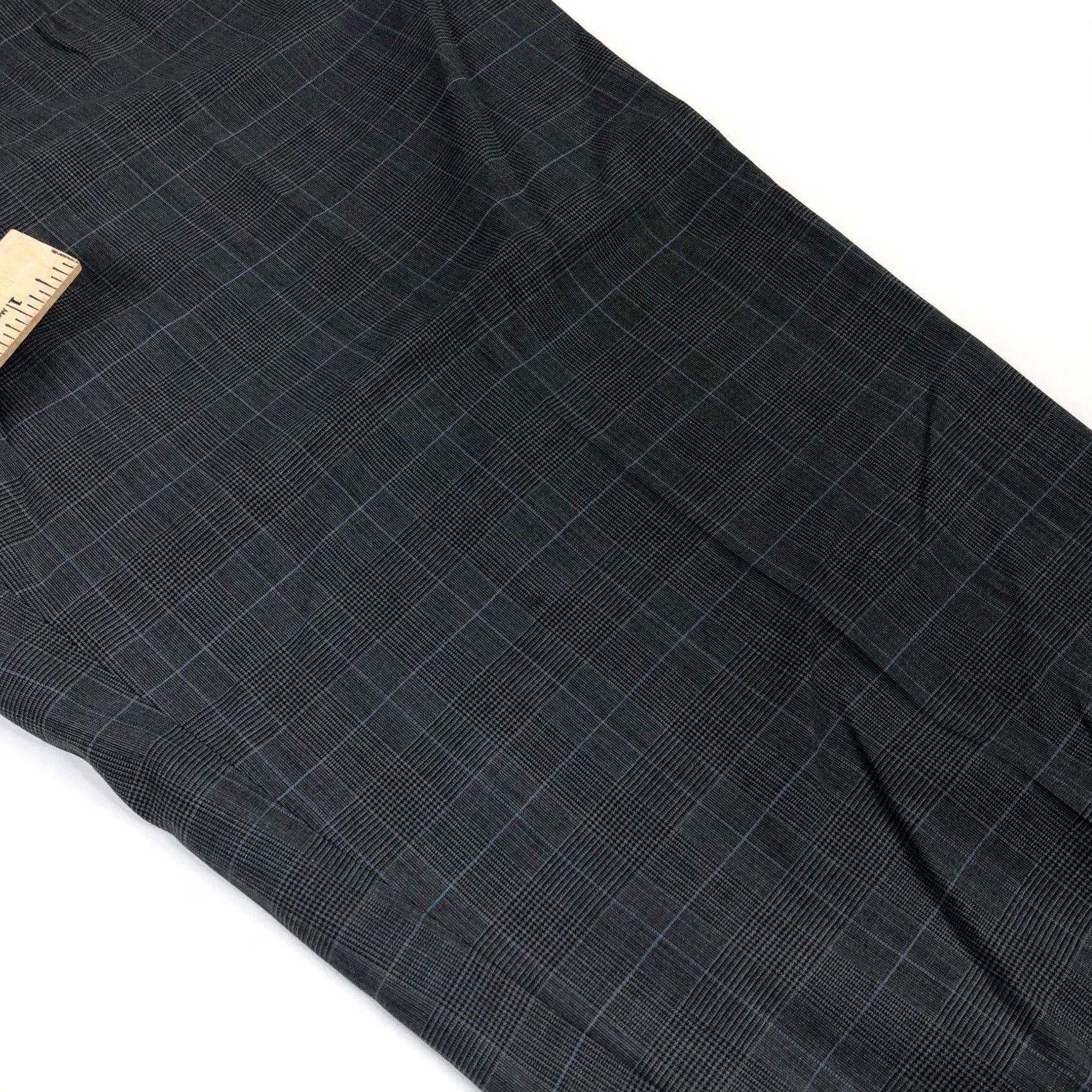 Brooks Brothers Brooks Brothers Madison BrooksCool Wool Pants Gray Plaid 45R W40 37W 29.5L Dress Pants Belt Loops Button Front Regular Men Size US 37 - 4 Thumbnail