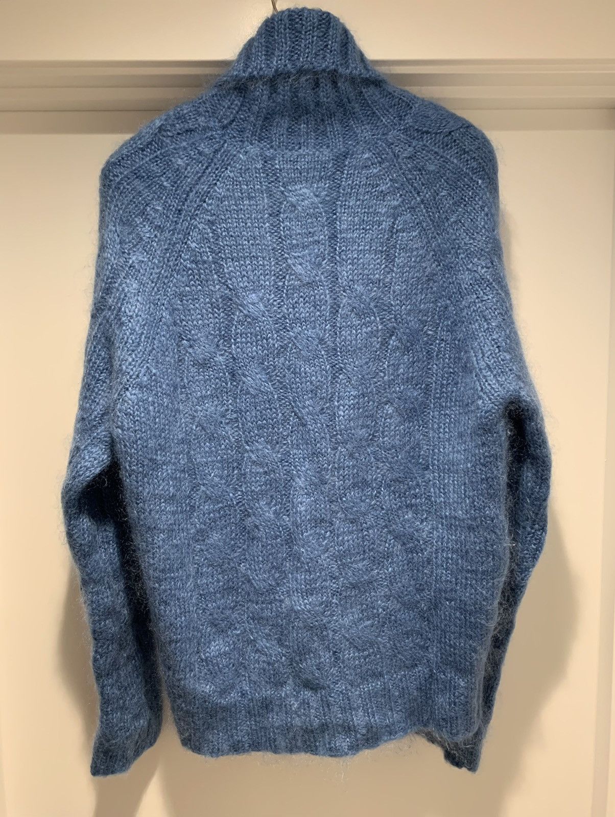 Gucci FW13 Runway Blue Mohair Turtleneck Sweater Size US L / EU 52-54 / 3 - 8 Thumbnail
