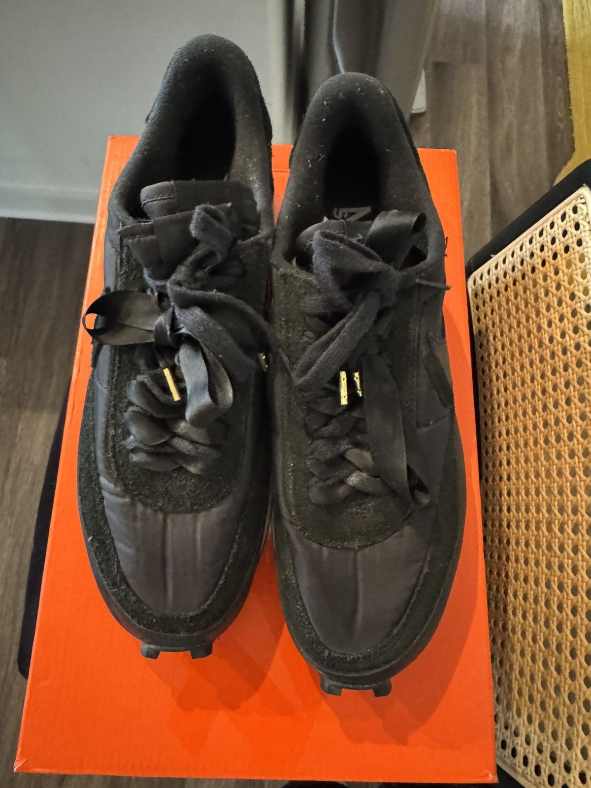 Nike × Sacai Nike sacai x LDwaffle black nylon Size US 10 / EU 43 - 2 Thumbnail