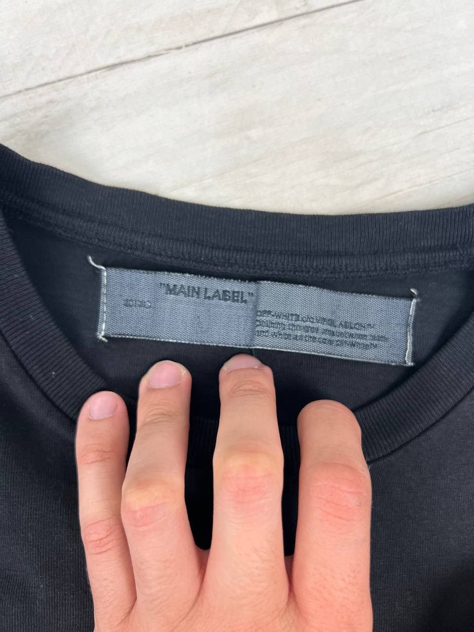 Off-White Off-White 2019 Pictogram Stickman Tee Size US XS / EU 42 / 0 - 6 Thumbnail