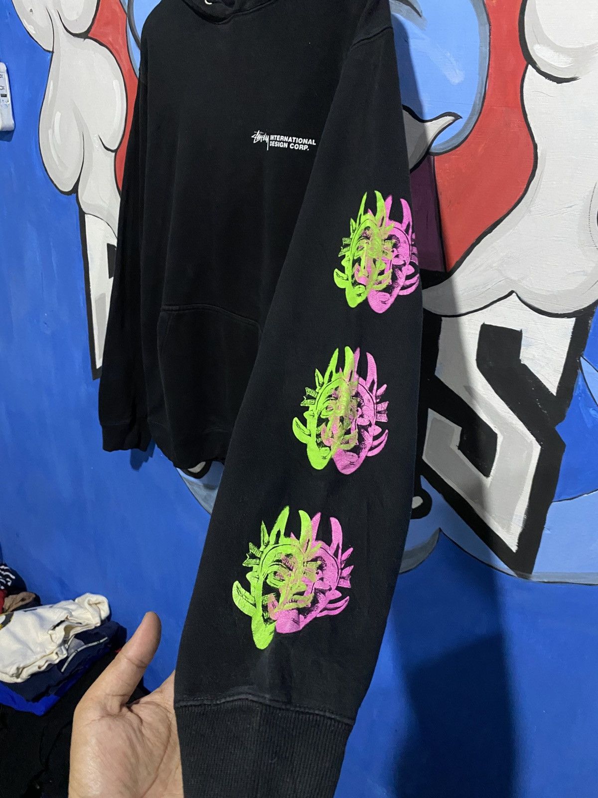 Stussy Hoodie stussy double mask Size US L / EU 52-54 / 3 - 2 Thumbnail
