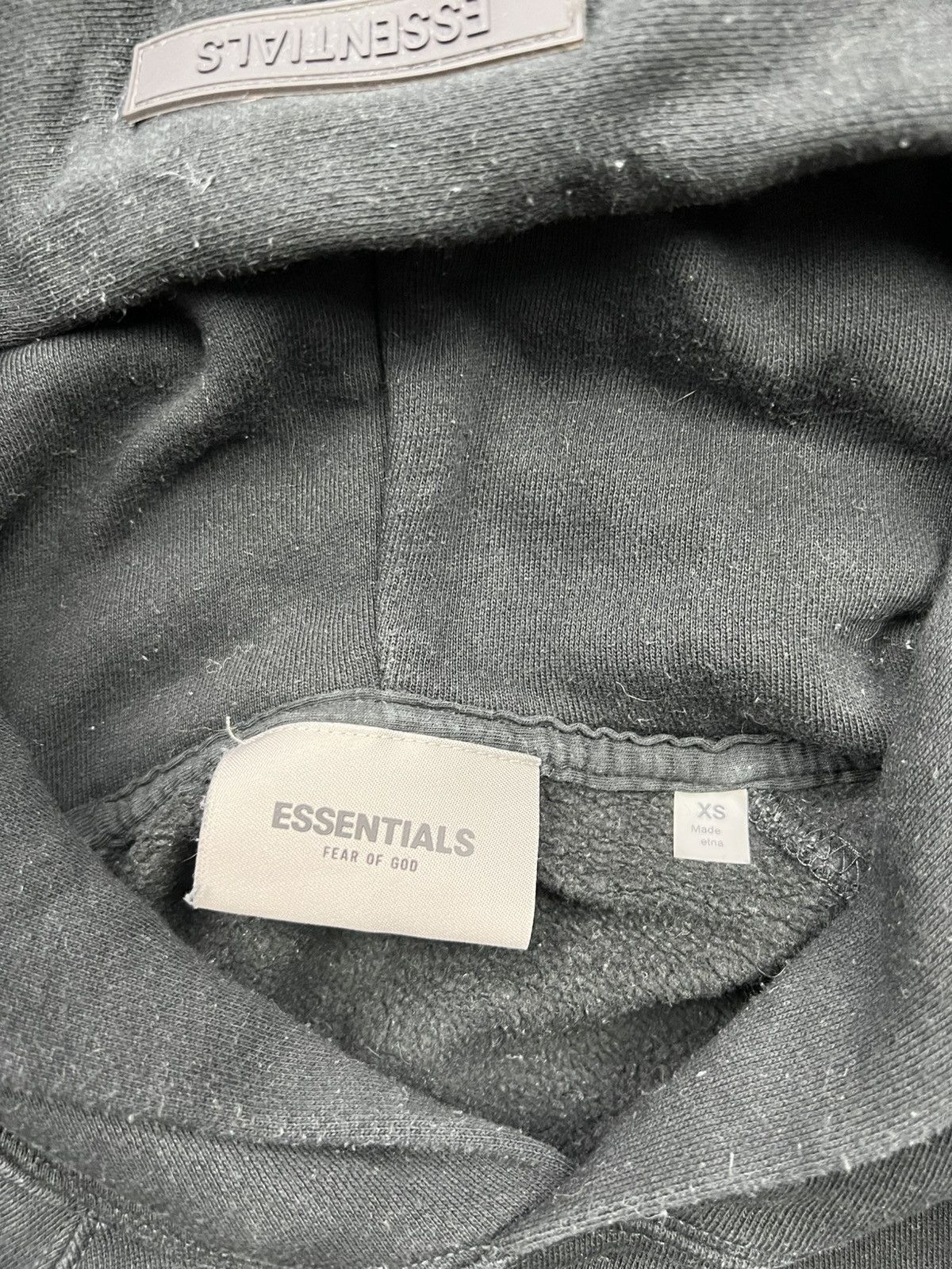 Fear of God Fear of God Essentials Black Hoodie Mens Size US XS / EU 42 / 0 - 5 Thumbnail