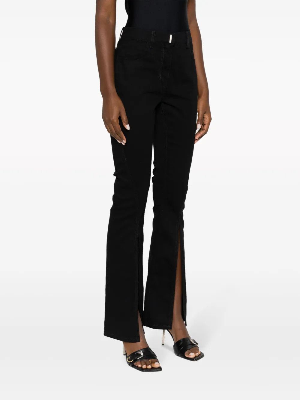 Givenchy o1y0925 Denim Pant in Black Size 26" / US 2 / IT 38 - 3 Thumbnail