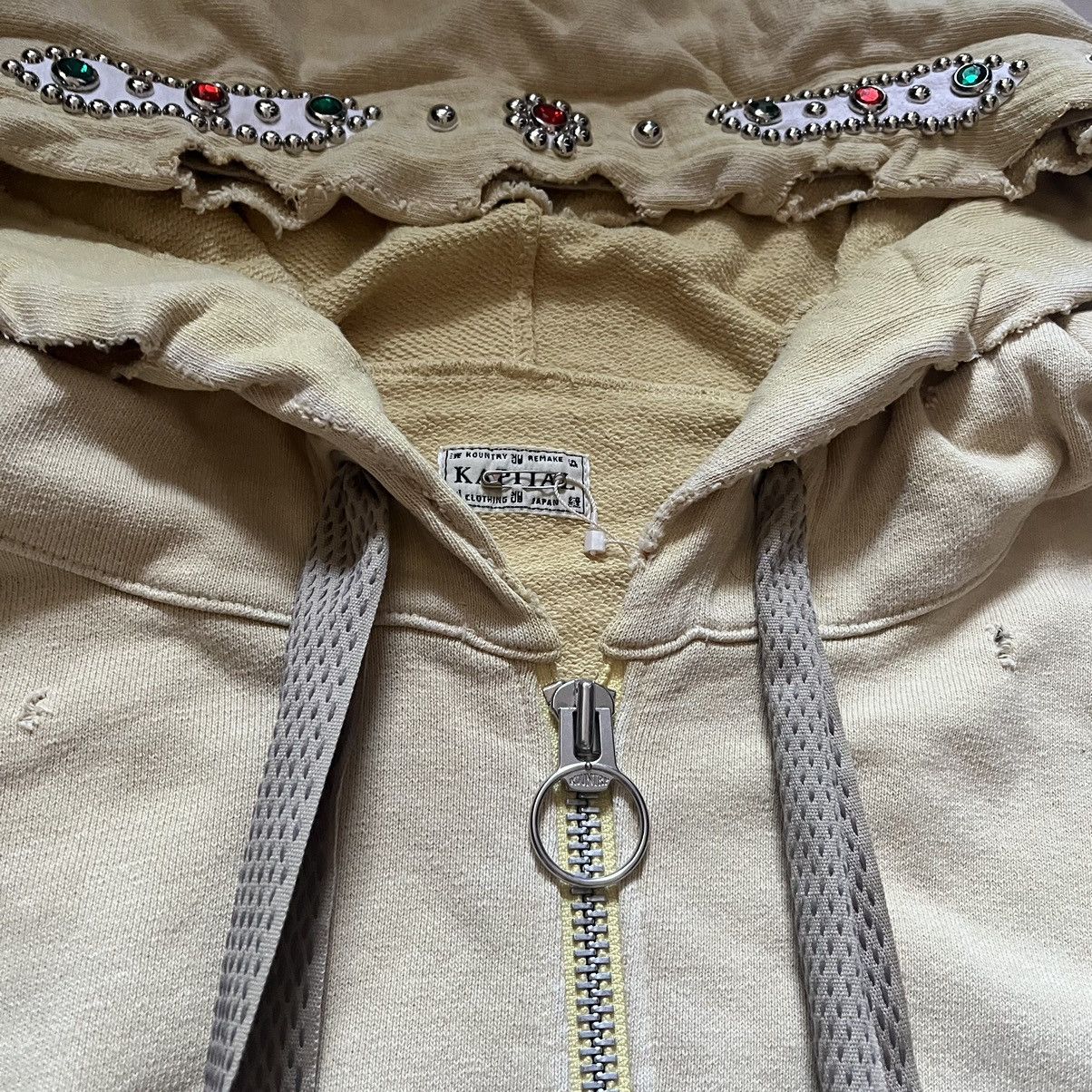 Kapital Kapital Thriller Damaged Devil Studs Zip Hoodie Size US L / EU 52-54 / 3 - 3 Thumbnail