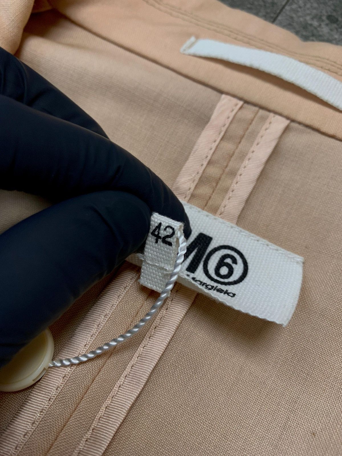 Maison Margiela FREE TAX ! MM6 Peach Light Wool Blazer Jacket Size US S / EU 44-46 / 1 - 8 Thumbnail