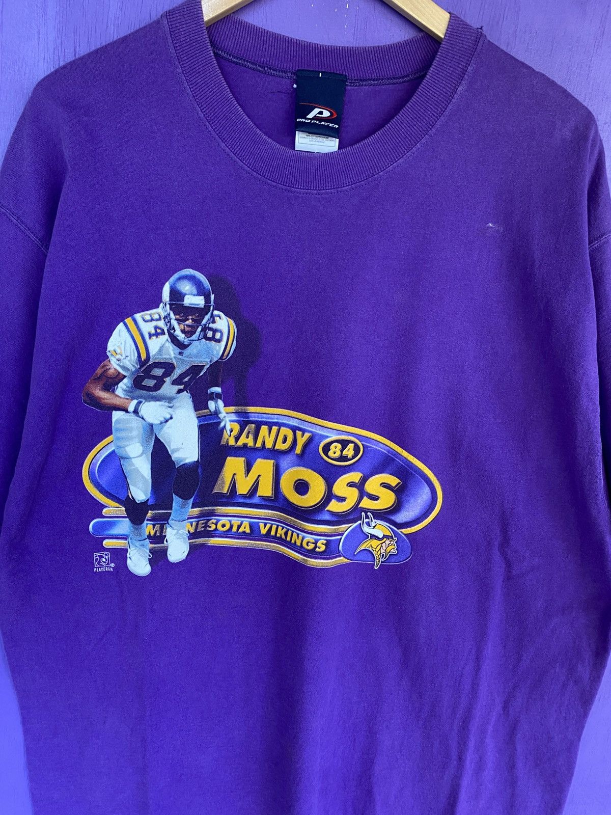 Pro Player Vintage 90s Pro player vikings Randy moss player tee Size US XL / EU 56 / 4 - 3 Thumbnail