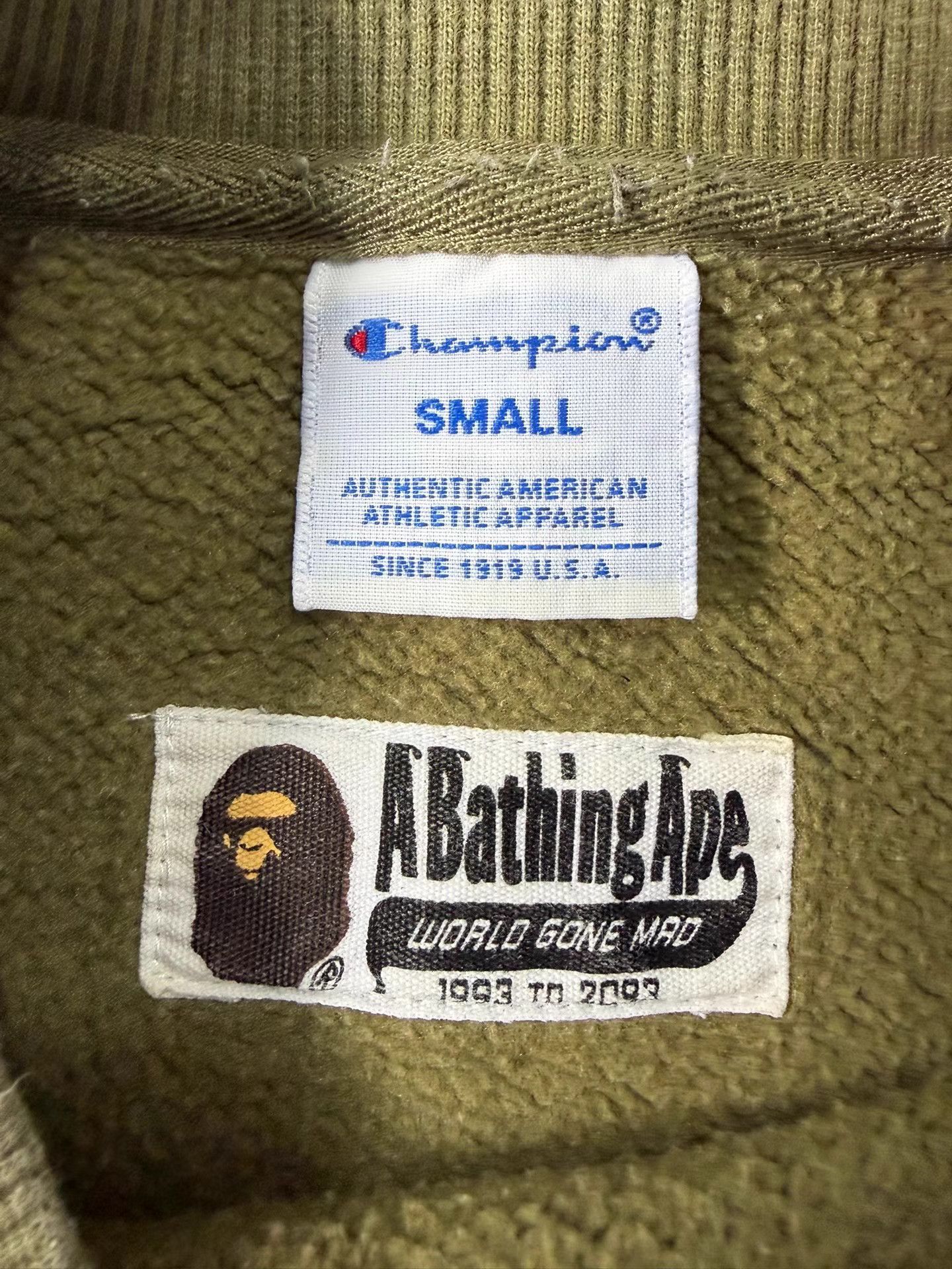 Bape Bape x Champion Camo Hoodie Size US S / EU 44-46 / 1 - 2 Thumbnail