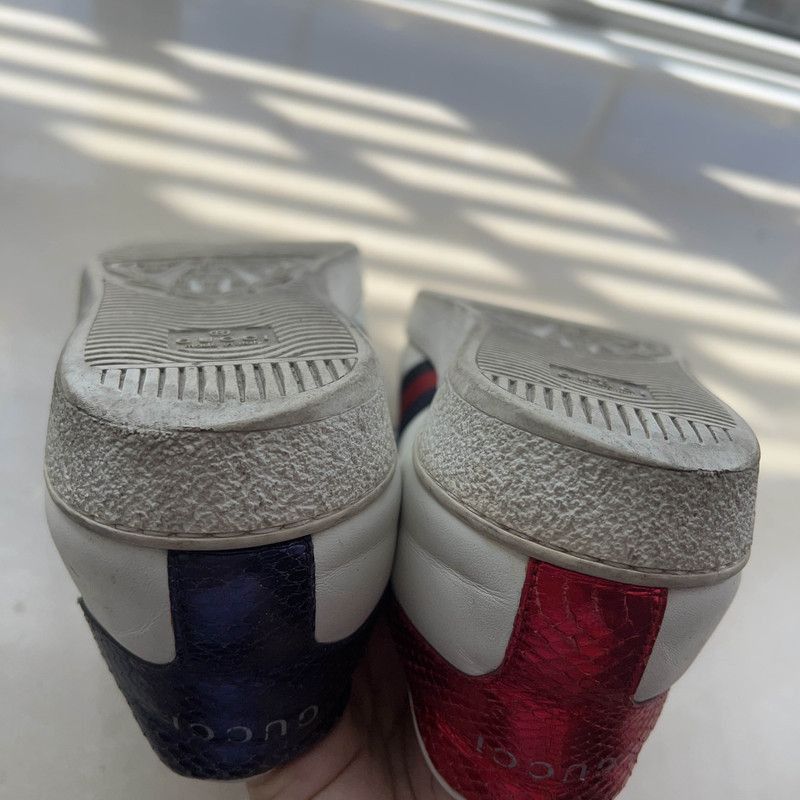 Gucci Gucci ACE Leather Fashion Sneakers for Women - Size US 8.5 / IT 38.5 - 7 Thumbnail