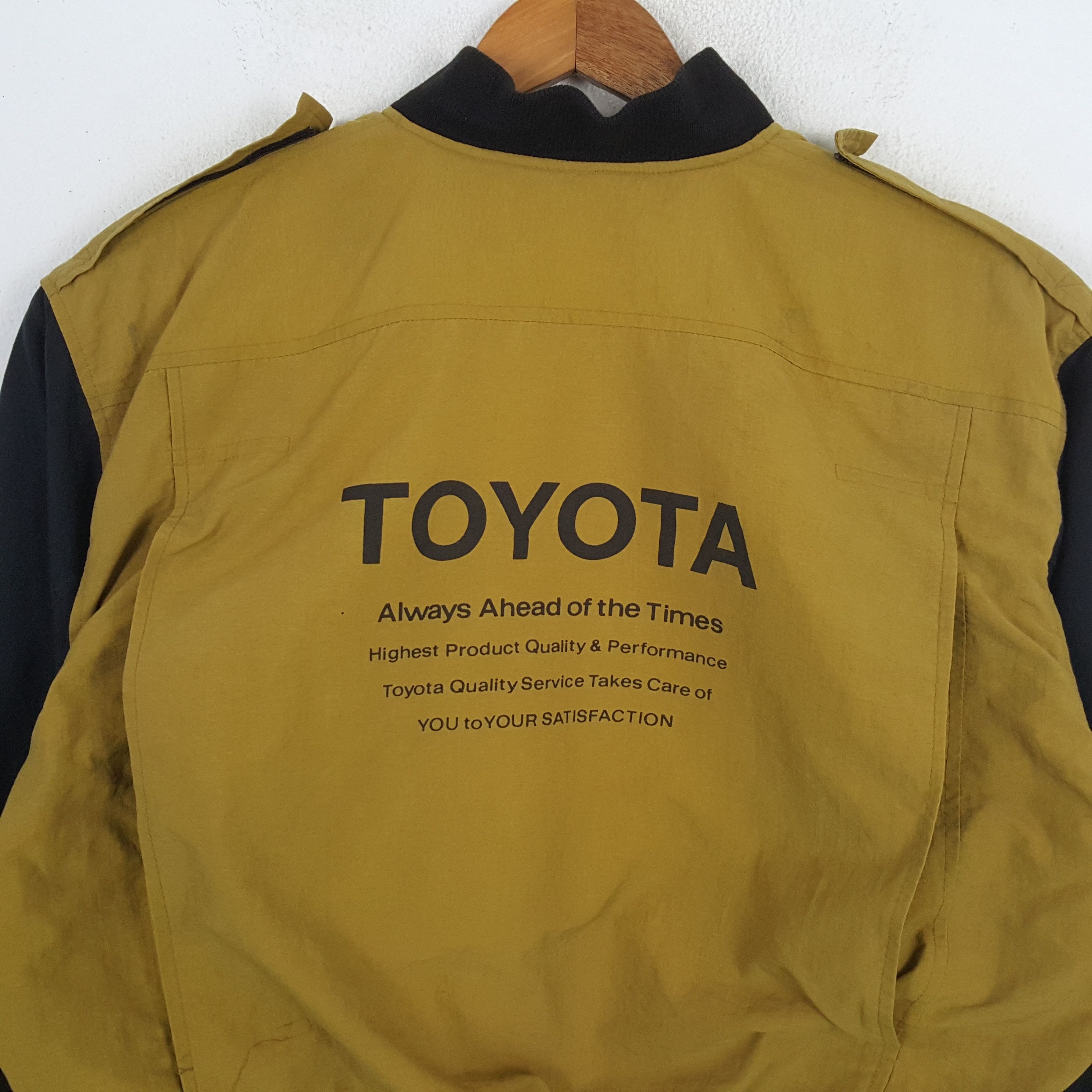 Japanese Brand × Vintage Vintage TOYOTA Racing Team Bombers Jacket Size US XL / EU 56 / 4 - 2 Thumbnail