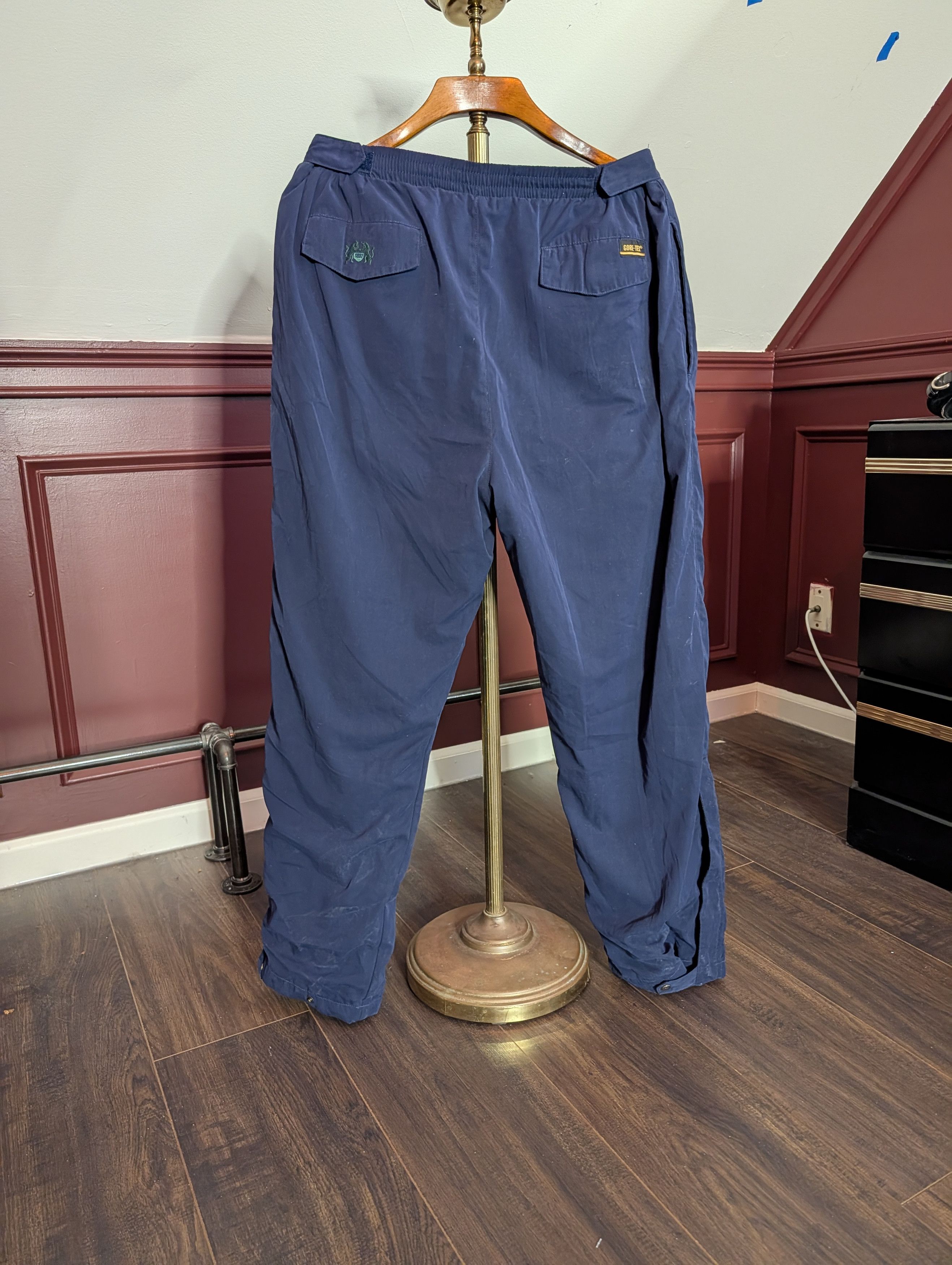 Goretex TOURNEY Gore Tex vintage fully lined waterproof track pants Size US 34 / EU 50 - 9 Thumbnail