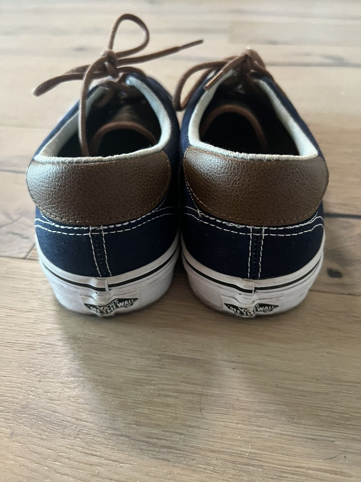 Vans Dark blue vans authentic shoe Size US 10 / EU 43 - 4 Thumbnail