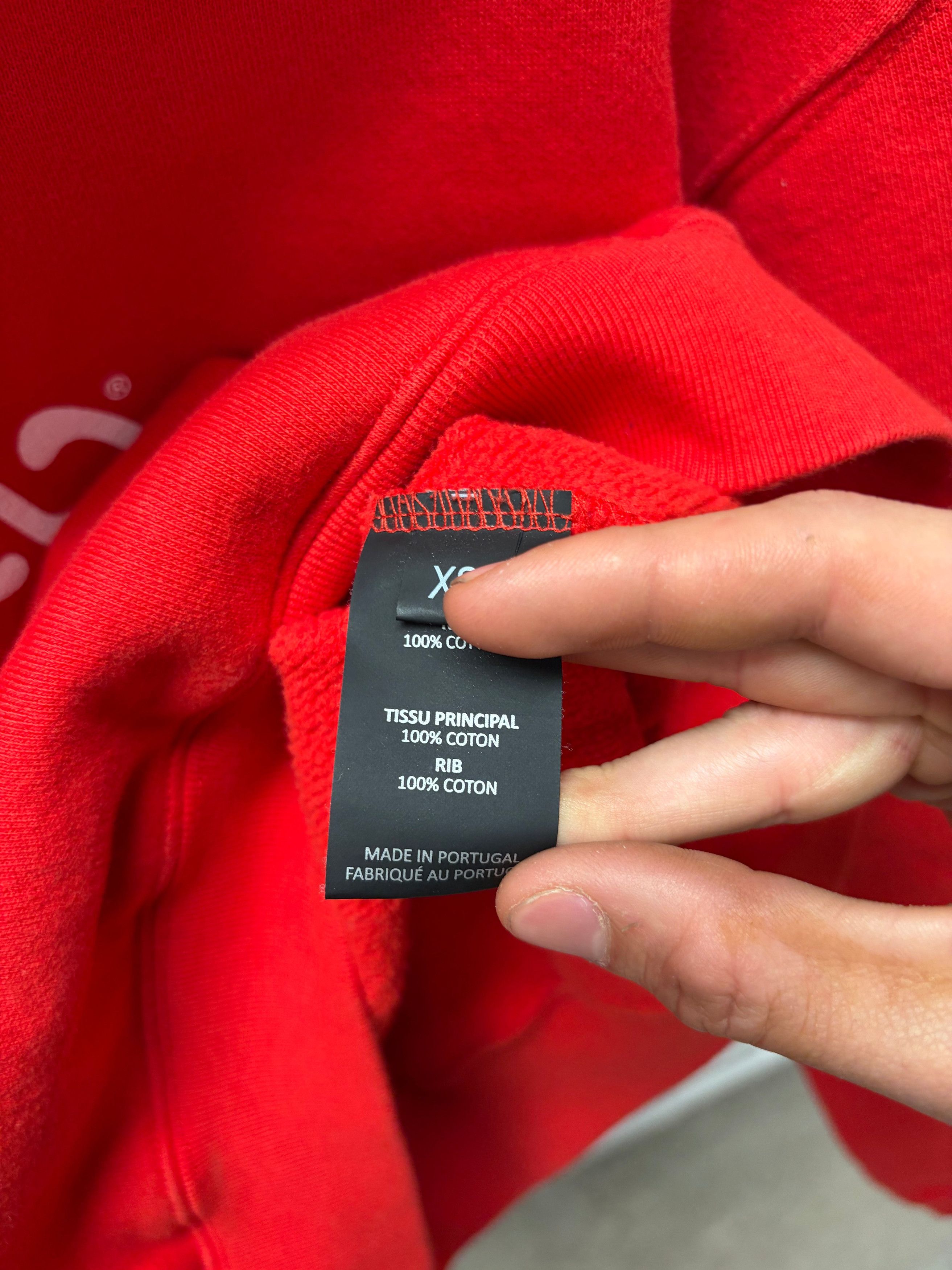 Vetements AW2020 Vetements ‘Coke’ Arabic Logo Red Pullover Hoodie Size US XS / EU 42 / 0 - 6 Thumbnail
