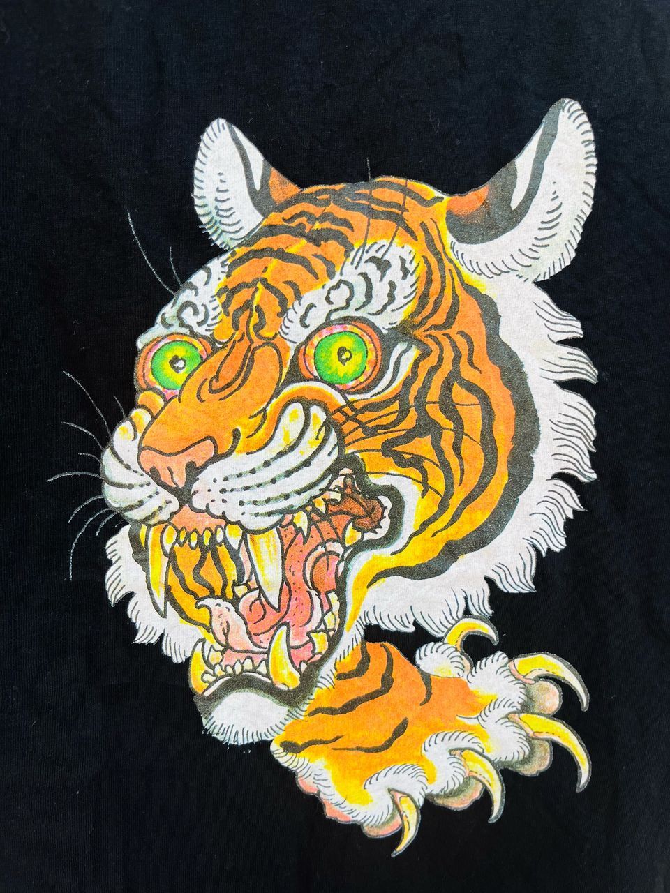 Japanese Brand × Wacko Maria Vintage Wakco Maria Tiger Head Big Logo Fashion Style Size US XL / EU 56 / 4 - 4 Thumbnail