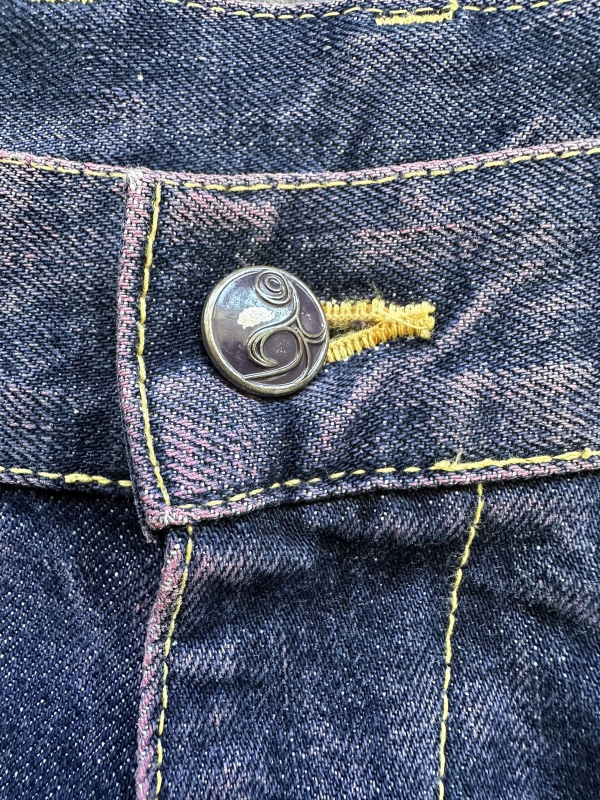 Designer × Japanese Brand Y2k KELEN Japan purple dyed denim Size US 36 / EU 52 - 17 Thumbnail