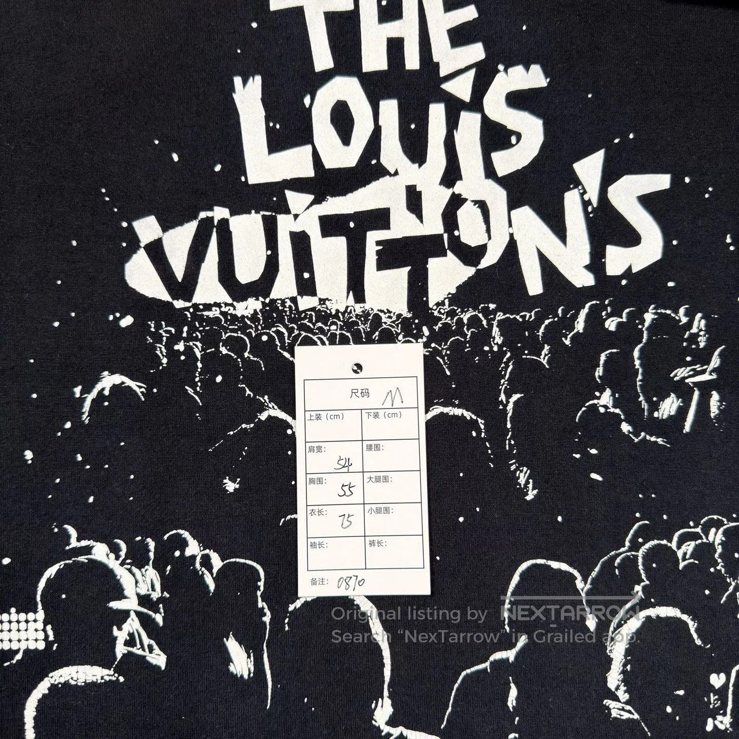 Louis Vuitton LV Black Concert Graphic T-shirt. Size US M / EU 48-50 / 2 - 5 Thumbnail
