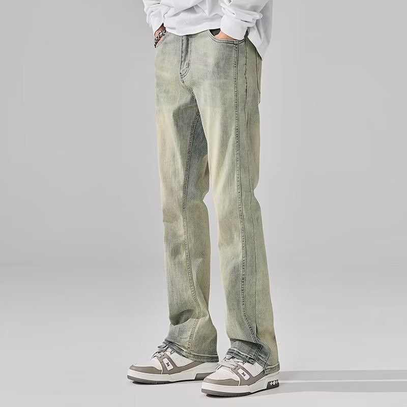 Japanese Brand Retro straight leg loose wide leg jeans Size US 32 / EU 48 - 5 Thumbnail