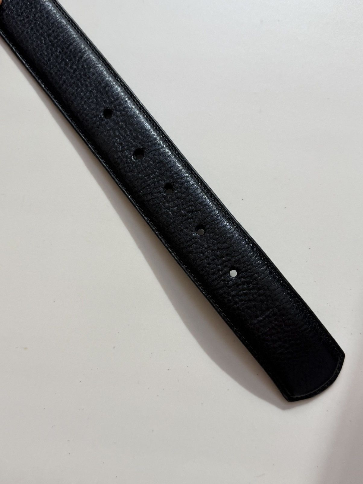 Chrome Hearts Chrome Hearts Plain Black Leather Belt Size 30 - 5 Thumbnail