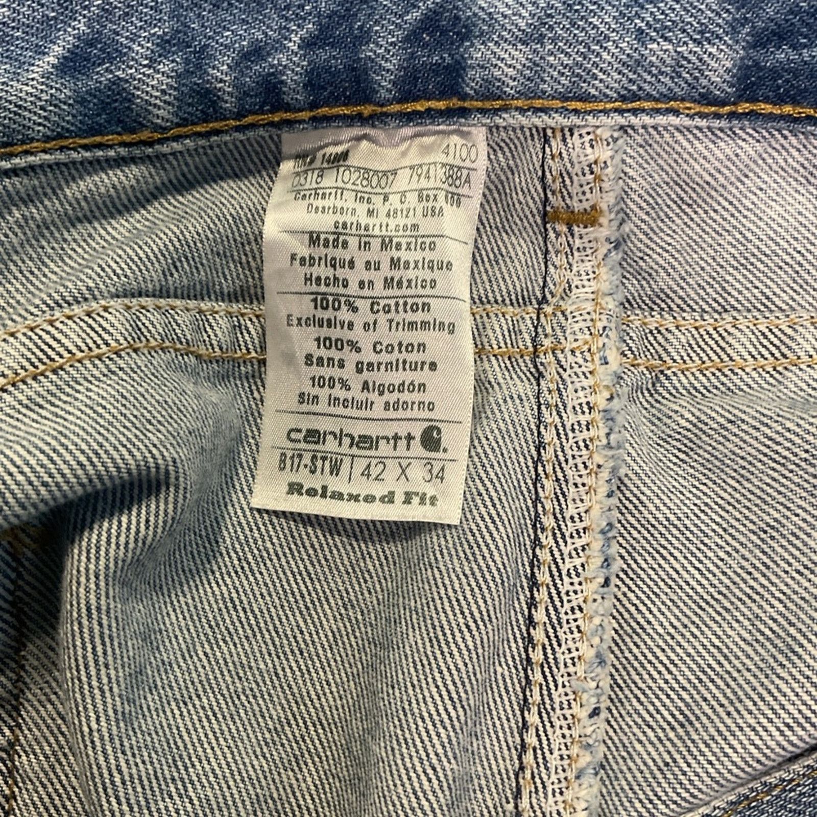 Carhartt Carhartt Relaxed fit Jeans Size US 42 / EU 58 - 5 Thumbnail