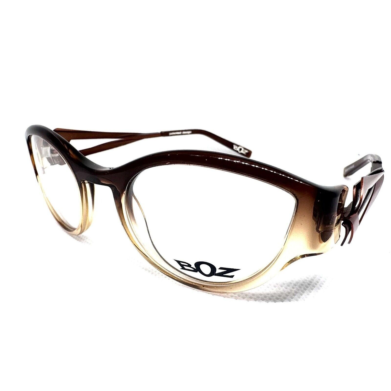 J.F. REY BOZ EYEGLASSES BY JF REY PIN UP 9394 BROWN 48.5 19.5 132 Size ONE SIZE - 3 Thumbnail