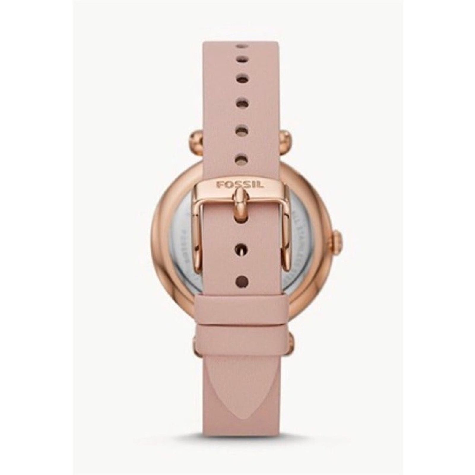 Fossil Fossil BQ3604 Tillie Three-Hand Blush Leather Watch Size ONE SIZE - 3 Thumbnail