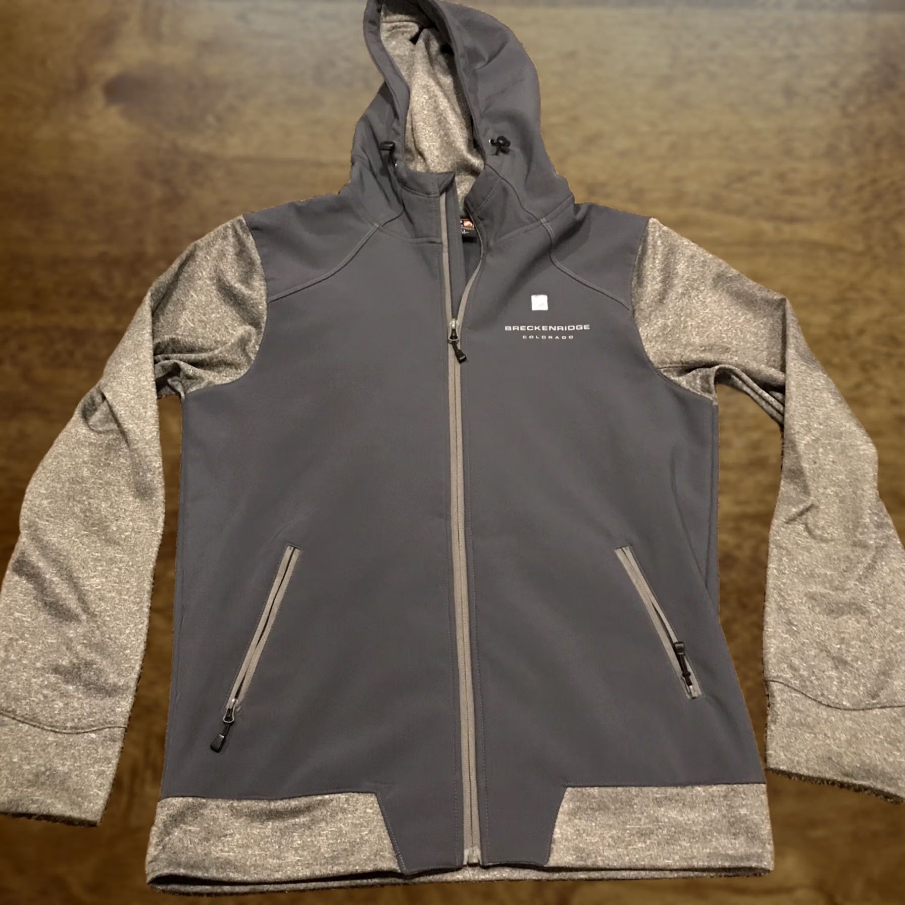 Vintage Breckenridge Jacket Gray Full Zip Hooded Breckenridge Gray Short Sleeve? Size S / US 4 / IT 40 - 1 Thumbnail