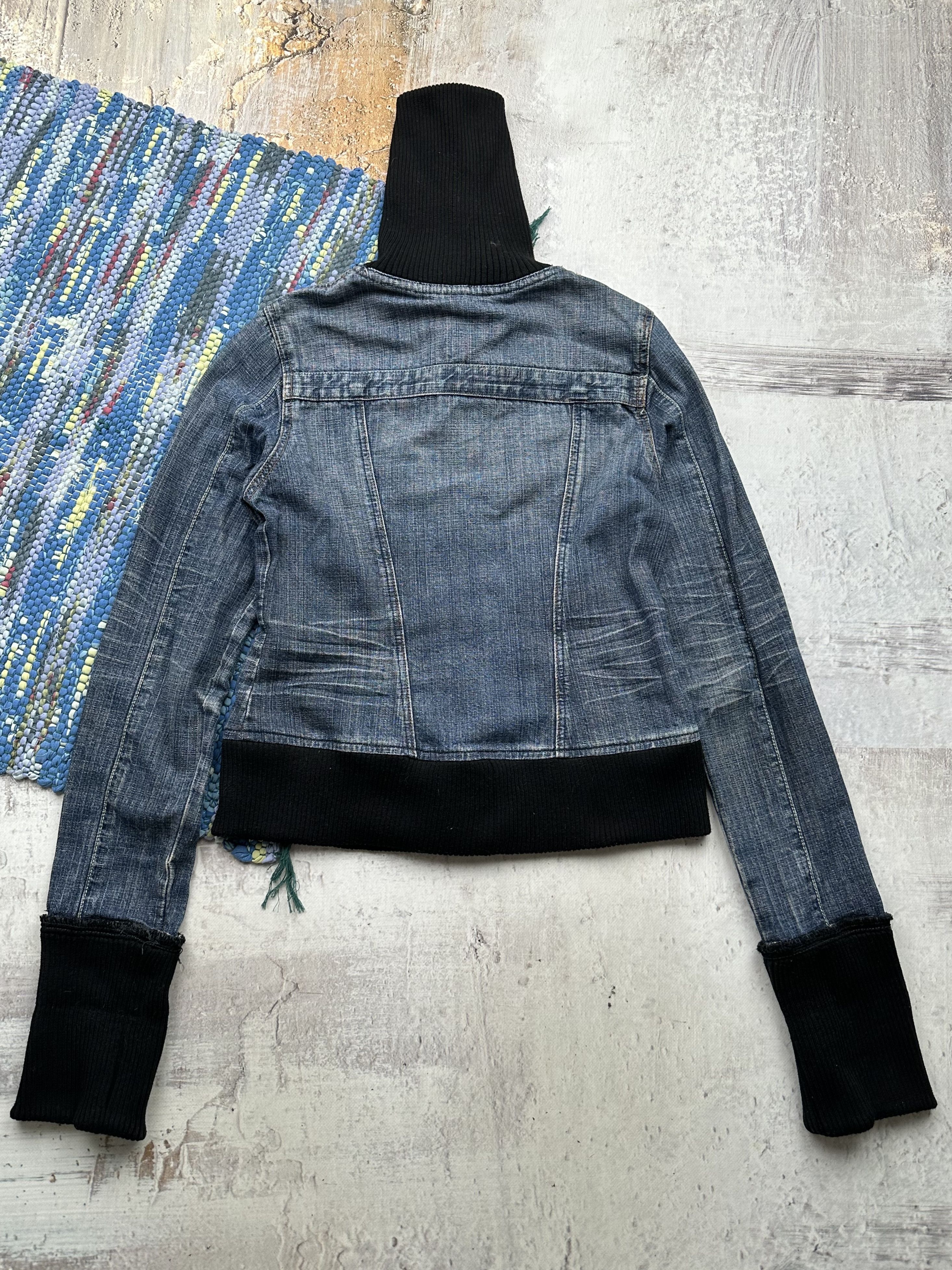 Japanese Brand Vintage Cropped Denim Jacket A14D15(442) Size S / US 4 / IT 40 - 6 Thumbnail